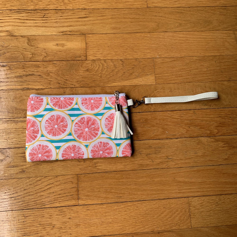 New Grapefruit Wristlet